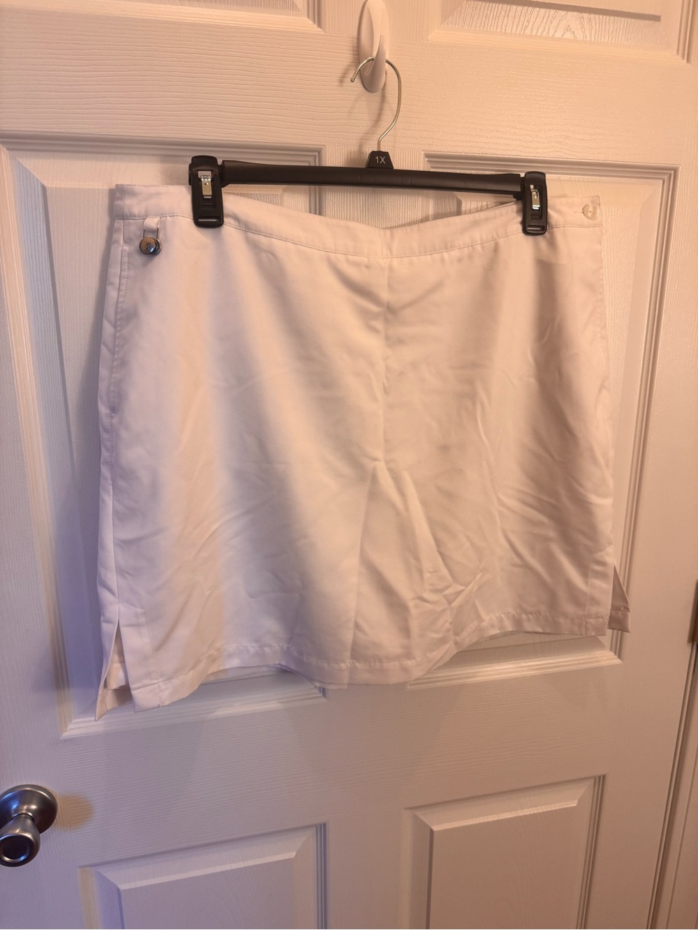 lizgolf White Women's Golf Skort - Moisture-Wicking Performance